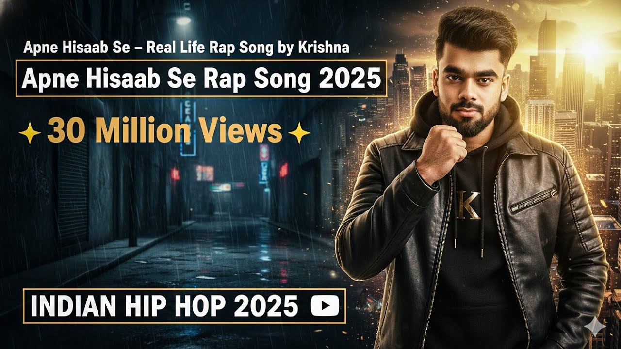 "Apne Hisaab Se – Real Life Rap Song by Krishna | Sad x Motivation | Indian Hip Hop 2025"