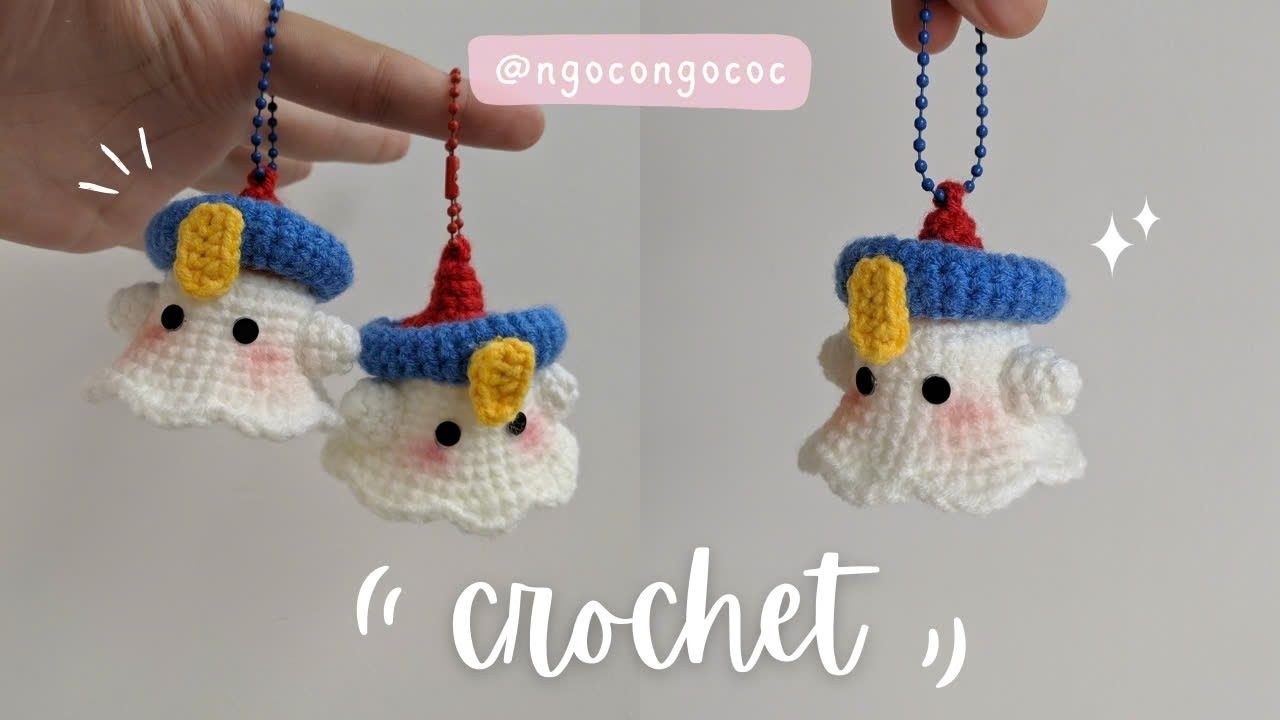 How To Crochet Halloween Keychain 