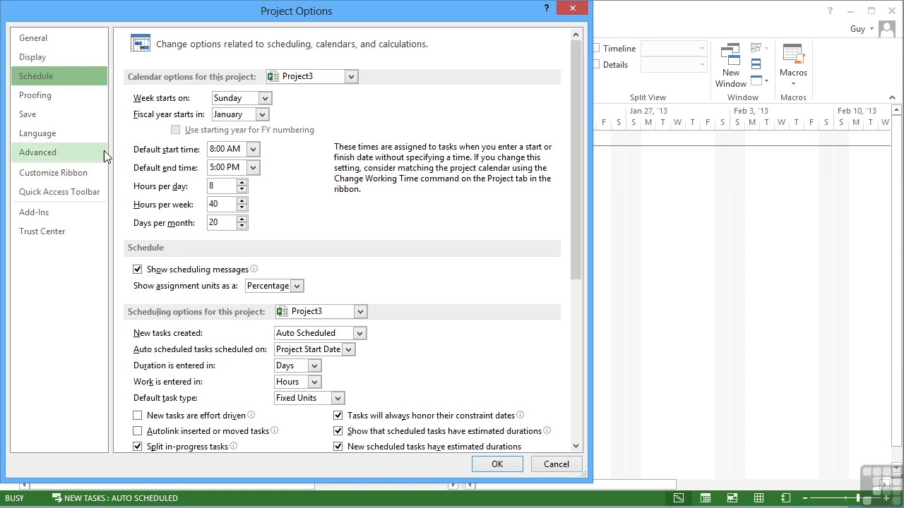 0201 Creating A New Project File - YouTube