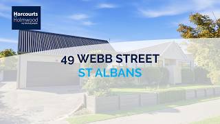 FOR SALE | 49 Webb Street, St Albans | Miranda Newbury & Jono Olding, Harcourts Holmwood Merivale