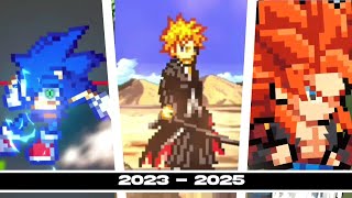 2023 2024 2025 animation reel - sprite animation