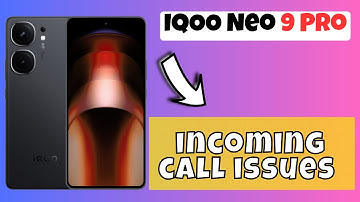 Incoming Call Not Showing Problem IQOO Neo 9 Pro || How to solve incoming call issues