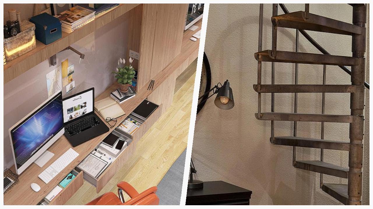 75 Brown Yellow Floor Home Office Design Ideas You'll Love 🔴