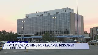 Police searching for prisoner after he escaped from Southeast DC hospital