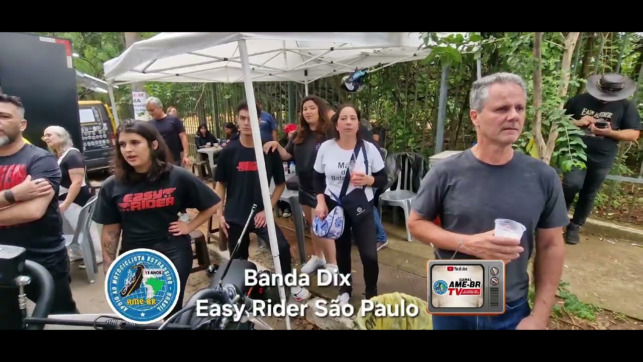 Show Banda Dix no Easy Rider São Paulo .@canal amebr-br tv 