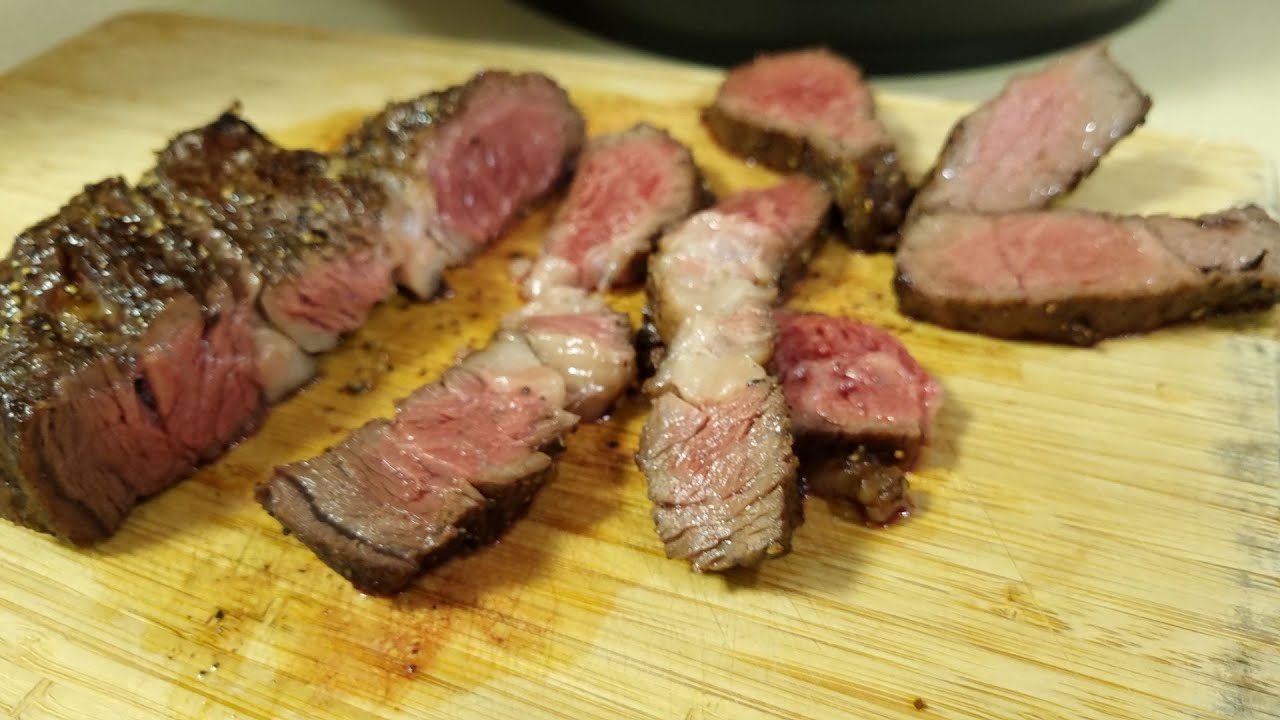 Ninja SMART LID OL553/Ol550!Как приготовить вкусный Стейк в Мультиварке Нидзя!How to cook a steak?