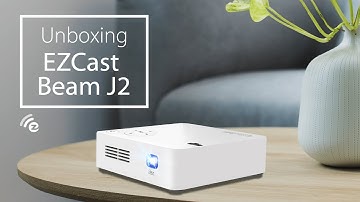 EZCast Beam J2 mini projector unboxing