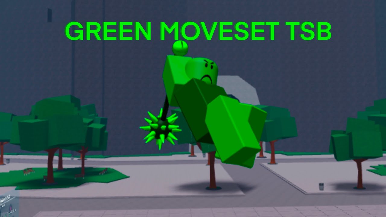 Green Move Set Green Moveset in The Strongest Battlegrounds - YouTube