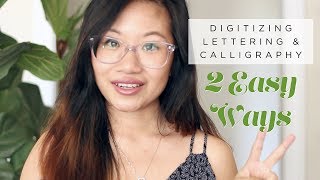 Digitizing & Vectorizing Handlettering in Photoshop & Illustrator | Sarah B. Calligraphy