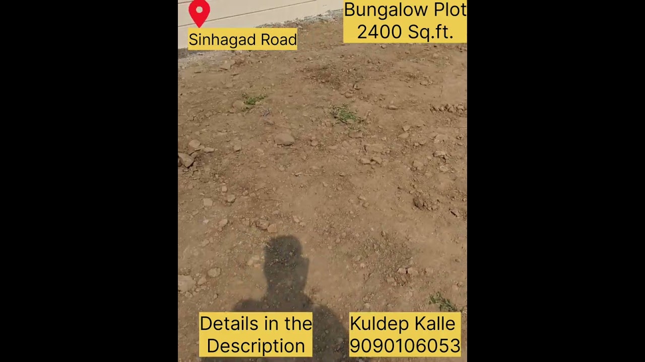 Bungalow Plot for Sale on Sinhagad Road Pune