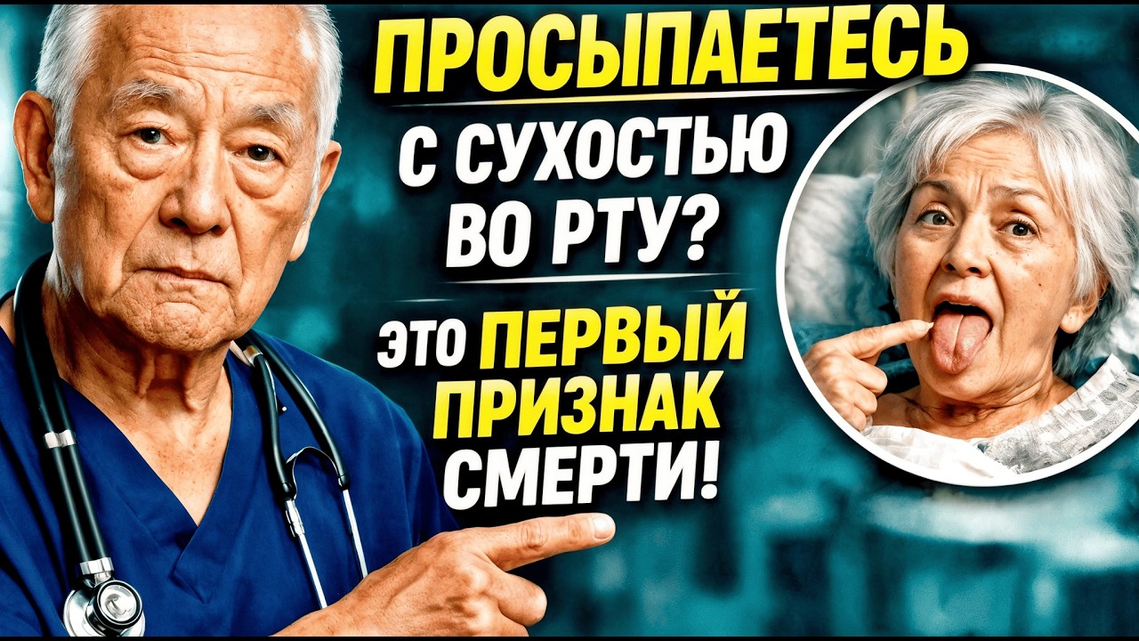 СРОЧНО! СУХОСТЬ ВО РТУ ПО УТРАМ — ОПАСНЫЙ СИГНАЛ, О КОТОРОМ НИКТО НЕ ЗНАЛ / ЭТО СКРЫВАЛИ