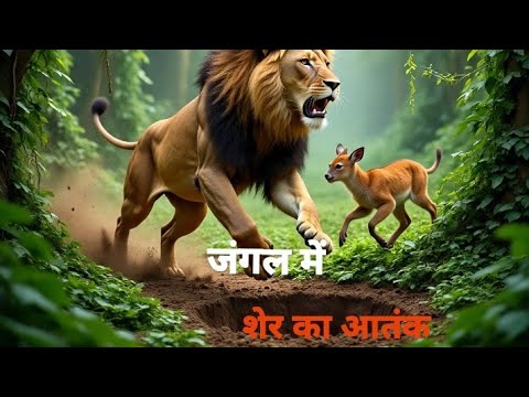 एक घमंडी शेर की कहानी।। 3d cartoon Hindi kahani|| animation video #cartoon #video #youtubevideo