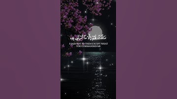 #تلاوة_مؤثرة | #ما_قلت_لهم | #قرآن | #المائدة | #خشوع | #قرآني | #ذكر | #قرآن_كريم