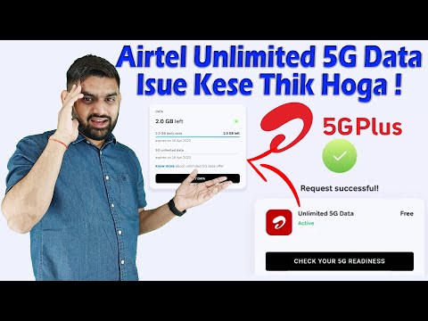 Airtel 5G Plus Unlimited 5G Data Issue | How to Fix Issue Airtel 5G Problems | Unlimited 5G Data |