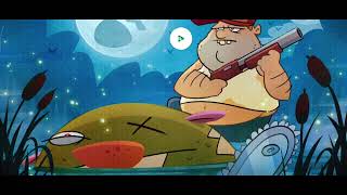 Fighting First Boss in Swamp Attack
