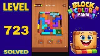 Block Color Mania – Level 723 | Fast & Clean Solution