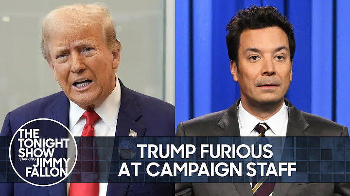 Trump Furious at Campaign Staff, Regrets Terrible Decision of Picking J.D. Vance | The Tonight Show