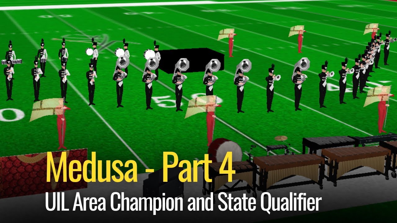 Marching Band Drill: Medusa Part 4 (Music by Randall Standridge)