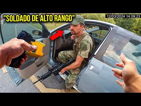 Policías Idiotas Que Intentaron METERSE CON Soldados De Alto Rango #2