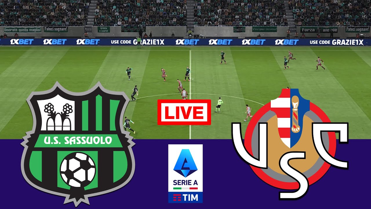 🔴 In Diretta : Sassuolo vs Cremonese | Serie A 2025/26 | Streaming completo della partita