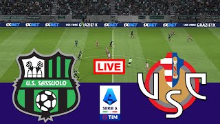 🔴 In Diretta : Sassuolo vs Cremonese | Serie A 2025/26 | Streaming completo della partita