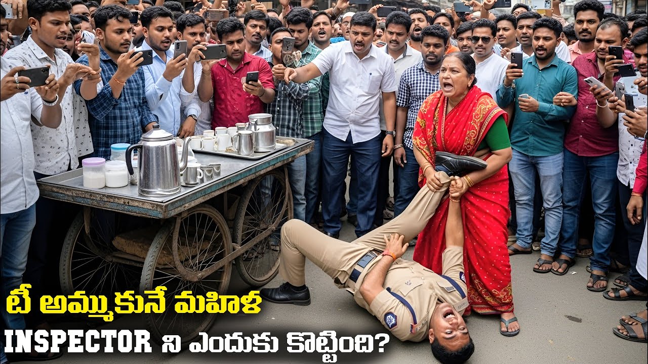 టీ అమ్ముకునే మహిళ ఇన్స్పెక్టర్ ని ఎందుకు కొట్టింది  | Tint Telugu