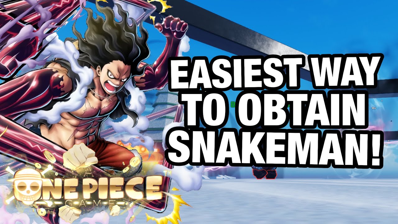 Gear 4 Snakeman Full Showcase in A One Piece Game 