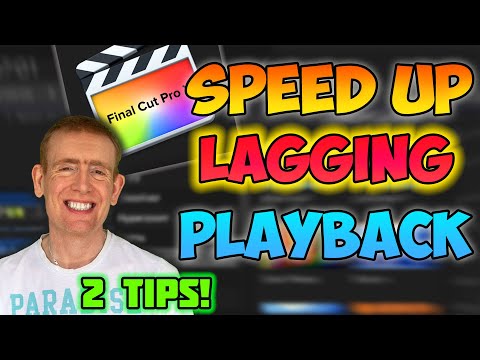 How To SPEED Up Your LAGGING VIDEO PLAYBACK in Final Cut Pro // 2 TIPS!