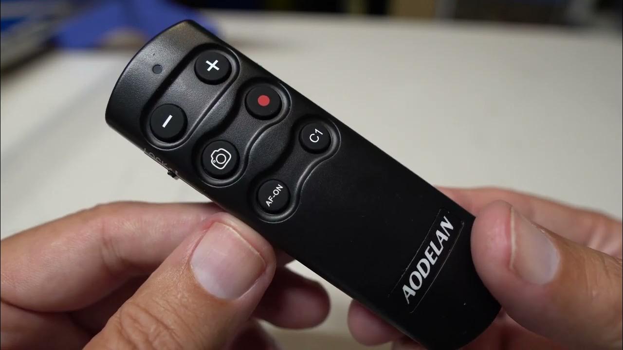 AODELAN Camera Remote Control for Sony Alpha mirrorless cameras YouTube