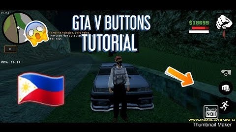 GTA V BUTTONS Tutorial| Gta samp android| 🇵🇭PH SERVER🇵🇭