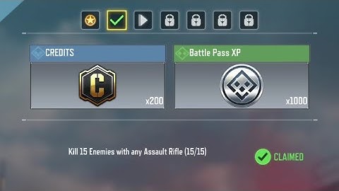 Call of Duty Mobile Kill 15 Enemies with Any Assault Rifle Task Complete