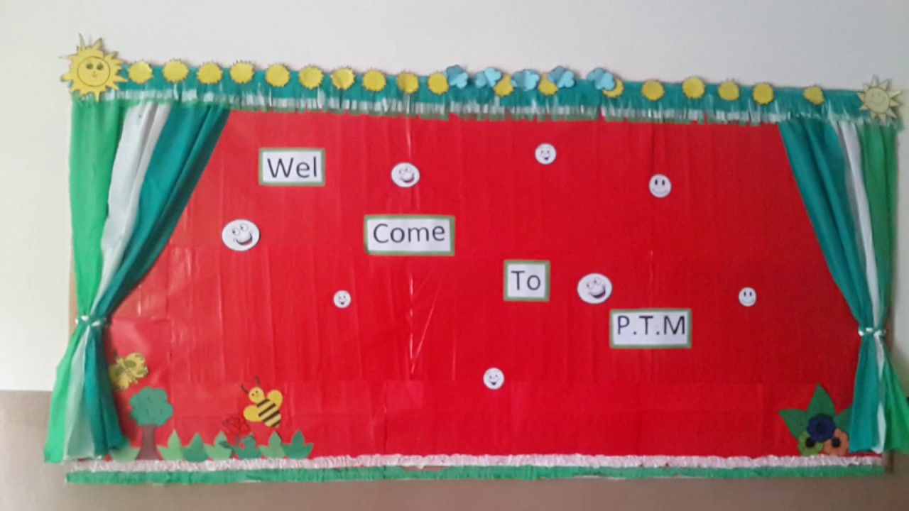 Decoration Of Classroom Softboard 2017 YouTube