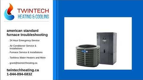 american standard furnace troubleshooting