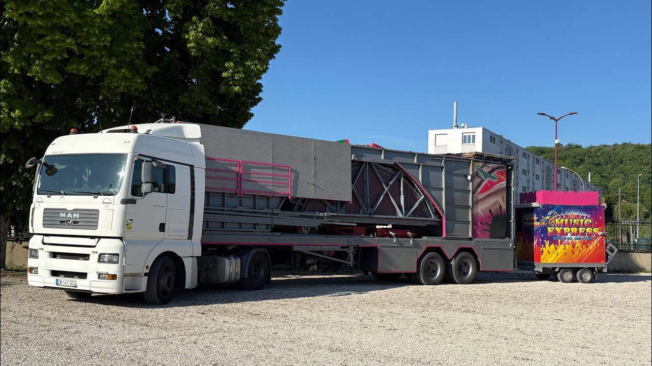 Fête Foraine de Ligny en Barrois 2025 | Partie 2 : Les Premiers Convois