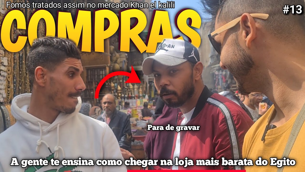 ESSA É A LOJA MAIS BARATA DO EGITO | JORDI E KHAN EL KALILI #passaportedeturista