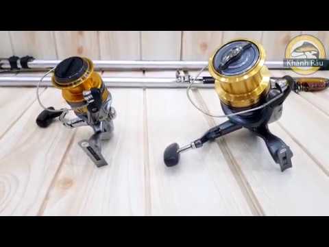 Video So sánh Shimano Sedona 6000 VS Shimano 1080 Máy Câu... - youtube