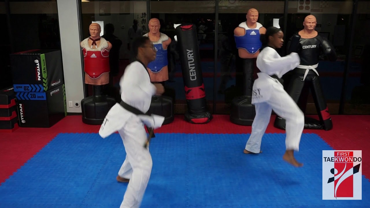 Blue Belt Kicking Combinations in World Taekwondo Kicking YouTube