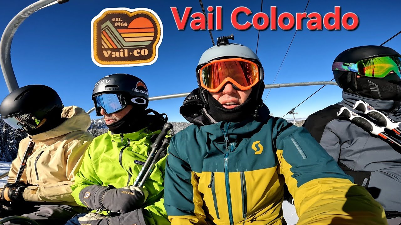 Vail Skiing the morning session 