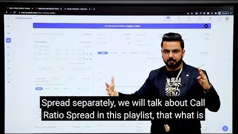 Call ratio back spread option trading strategy || Stock market free course