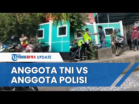 Viral Video Detik-detik Adu Jotos Oknum TNI vs Oknum Polisi di Ambon, Baku Hantam saat Pakai Seragam