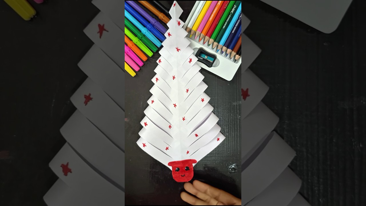 Xmas Tree making🌲Easy Craft 🎅