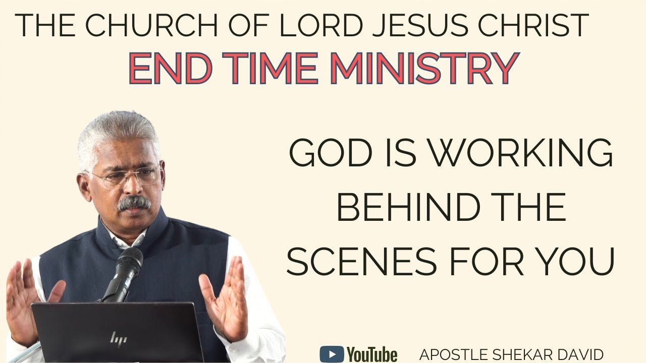 GOD IS WORKING BEHIND THE SCENES FOR YOU || APOSTLE SHEKAR DAVID || 1ST FEB 2026