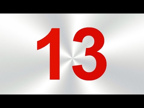 Число 13 - Божественное, У Человека 13 Чакр, Тайны Числа 13.
