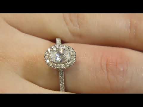 Halo Diamond Engagement Ring VR1095