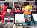 The Lego Justice League reacts to their new movie trailer