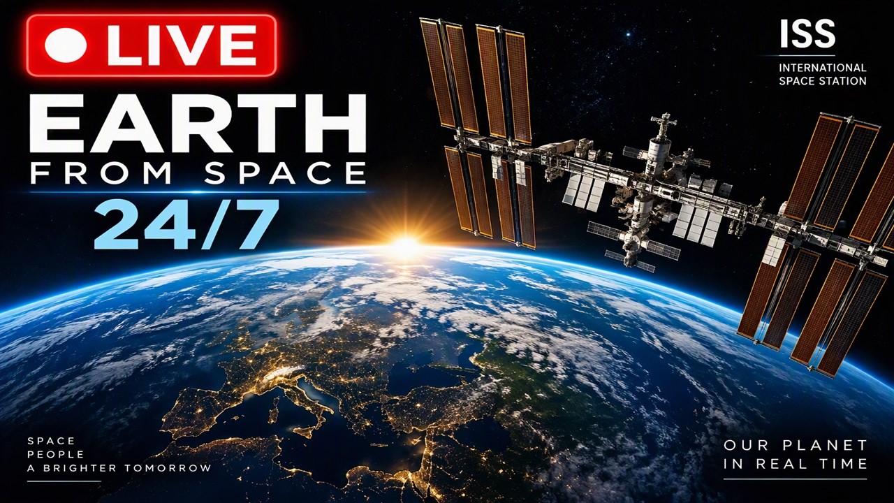 LIVE ISS Stream 24/7 | Earth View from Space in HD | International ...