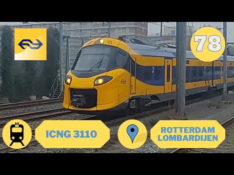 ICNG 3110 raast door Rotterdam Lombardijen richting Breda | Treinen #78