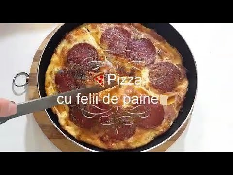 Pizza Cu Felii De Paine Pizza Burlacului Youtube