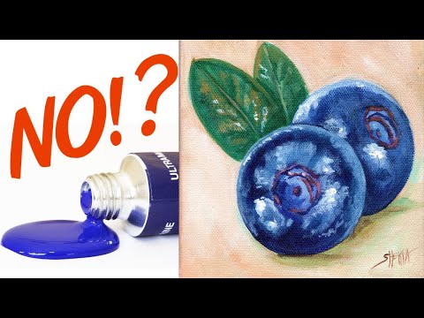 Paint BLUE  WITHOUT BLUE  Paint - Color Mixing technique