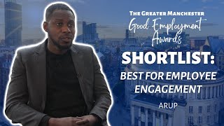 Arup - Best for Employee Engagement at The Greater Manchester Good Employment Awards 2023